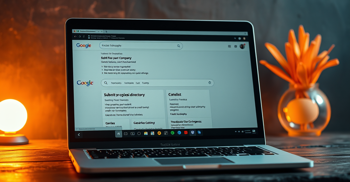 Google search operators for submit your company directory pages
